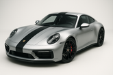 porsche 911 with decal stripe